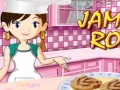 Spel Sara's cooking class jam roly poly