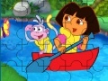 Spel Jigsaw Dora Rafting