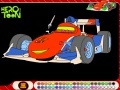 Spel Racing Car Coloring