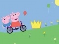 Spel Peppa Pig on bike
