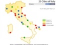 Spel 25 cities of Italy
