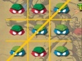 Spel Ninja Turtles. Tic-Tac-Toe