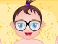 Spel Baby Deni wearing glasses