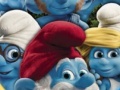 Spel The Smurfs 3D: Round Puzzle