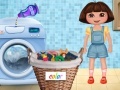 Spel Dora Washing Clothes