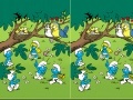 Spel The Smurfs Spot the Difference