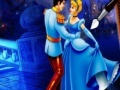 Spel Cinderella and Prince. Online coloring game