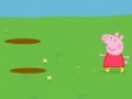 Spel Little Pig. Jumping in puddles