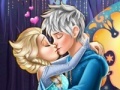 Spel Elsa Frozen kissing Jack Frost