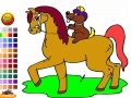 Spel Horse and Dog Coloring