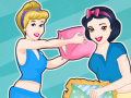 Spel Princess Pillow Fight room cleaning
