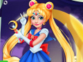Spel Rapunzel Sailor Moon Cosplay 