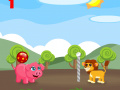 Spel Volleyball With Animals