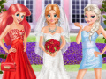 Spel Frozen And Ariel Wedding