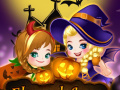Spel Elsa And Anna Halloween Story