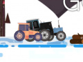 Spel Christmas Tractor Racing