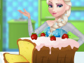 Spel Elsa cooking Pound Cake