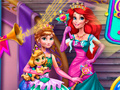 Spel Anna And Ariel Princess Ball Dress Up