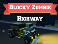 Spel Blocky Zombie Highway
