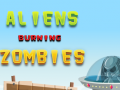 Spel Aliens Burning Zombies
