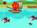 Spel FireBoy And WaterGirl Go Fishing