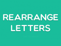 Spel Rearrange Letters