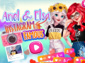 Spel Ariel and Elsa Instagram Famous