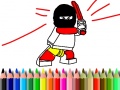 Spel Back To School: Hero Coloring Book