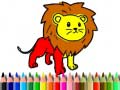 Spel Back To School: Lion Coloring Book