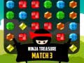 Spel Ninja Treasure Match 3