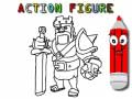 Spel Back To School: Action Figure Coloring
