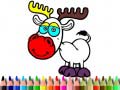 Spel Back to School: Deer Coloring Book