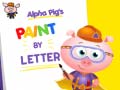 Spel Alpha Pig`s Paint By Letter