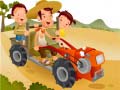 Spel Cartoon Tractor Puzzle