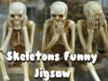 Spel Skeletons Funny Jigsaw
