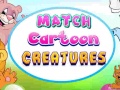 Spel Match Cartoon Creatures