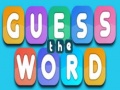 Spel Guess The Word