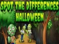 Spel Spot the differences halloween