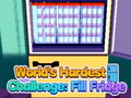 Spel World's Hardest Challenge: Fill Fridge