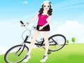 Spel Bicycle Girl Dressup