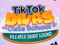 Spel TikTok Divas Cute School Pleated Skirt Looks