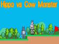 Spel Hippo vs Cow Monster