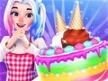 Spel Cute Doll Cooking Cakes