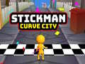 Spel Stickman Curve City