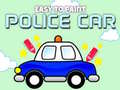 Spel Easy to Paint Police Car