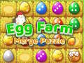 Spel Egg Farm Merge Puzzle