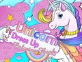 Spel Unicorn Dress Up Coloring Book