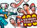 Spel You vs 100 Skibidi Toilets