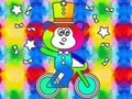 Spel Coloring Book: Monkey Rides Unicycle