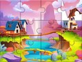 Spel Jigsaw Puzzle: Village